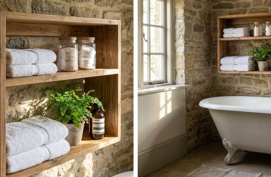 Regały do łazienki: praktyczne sposoby na porządek